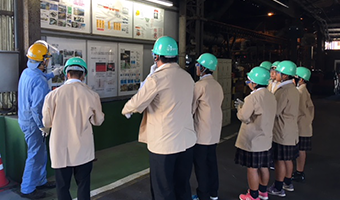 高校生による工場見学