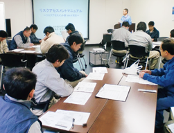 リスクアセスメント研修の様子