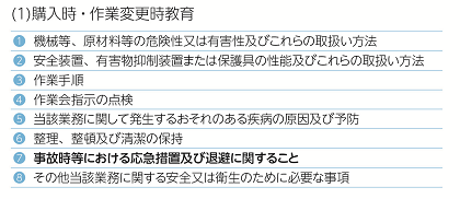 安全衛生規程(抜粋)