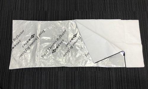 提供する資器材:災害用避難寝具(東洋アルミニウム株式会社製)